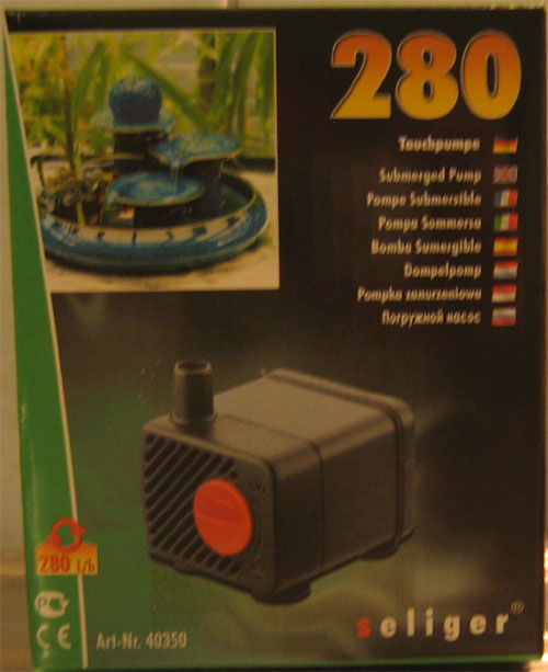 Reptiles-Planet Vivarium Pumpe 280L/H - Tauchpumpe Für Wasserfall Terrarium