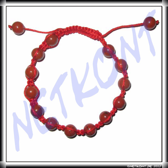 Mianova Shamballa Armband Mit Kristallkugeln - 10mm, Nylon, Verstellbar 20-28cm